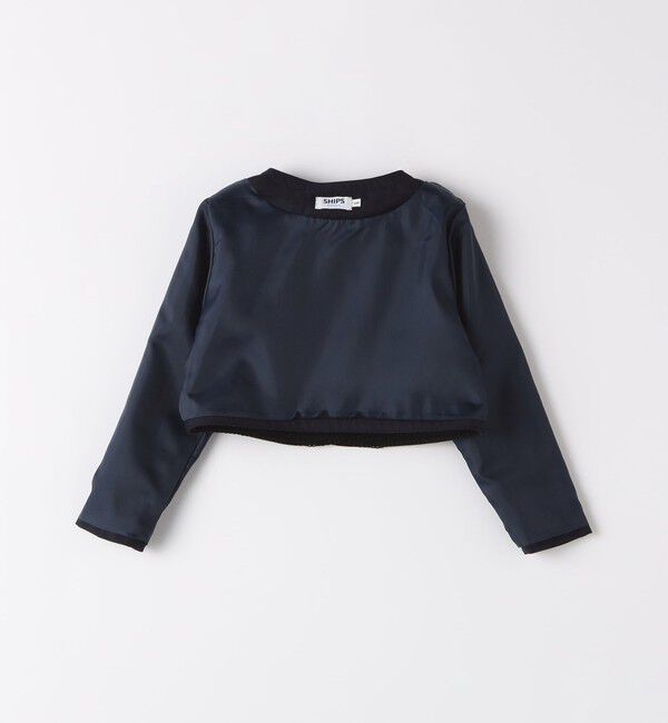 SHIPS Colors 「SHIPS Colors:〈手洗い可能〉110～130cm / オケージョン TR ジャケット」|ノーカラージャケット|