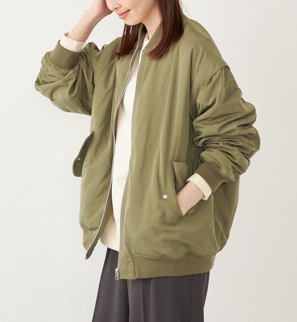 SHIPS Colors 「SHIPS Colors:〈手洗い可能〉2WAY MA-1」|ブルゾン・スタジャン|