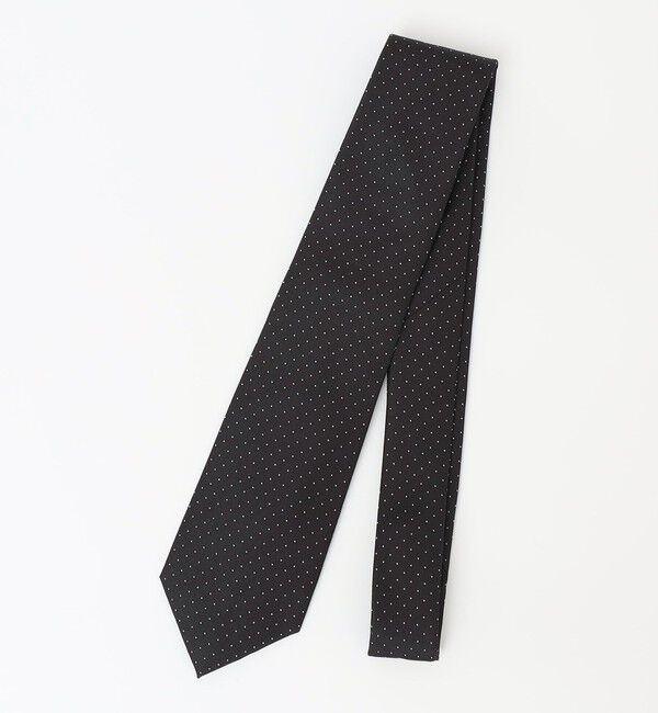 SHIPS Colors 「SHIPS Colors:シルク ドット ネクタイ」|ネクタイ・蝶ネクタイ|ブラック