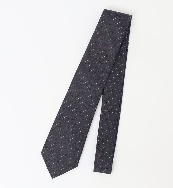 SHIPS Colors 「SHIPS Colors:シルク ドット ネクタイ」|ネクタイ・蝶ネクタイ|ダークブルー