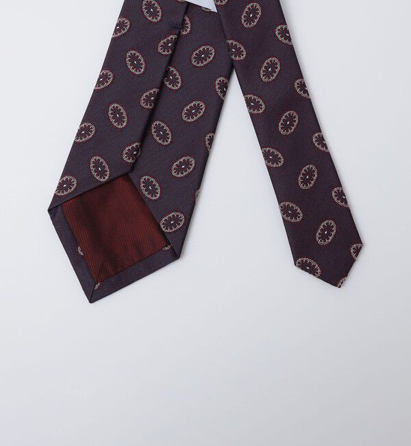 SHIPS「Errico Formicola: シルク ジャカード エリプス コモン ネクタイ」|ネクタイ・蝶ネクタイ|