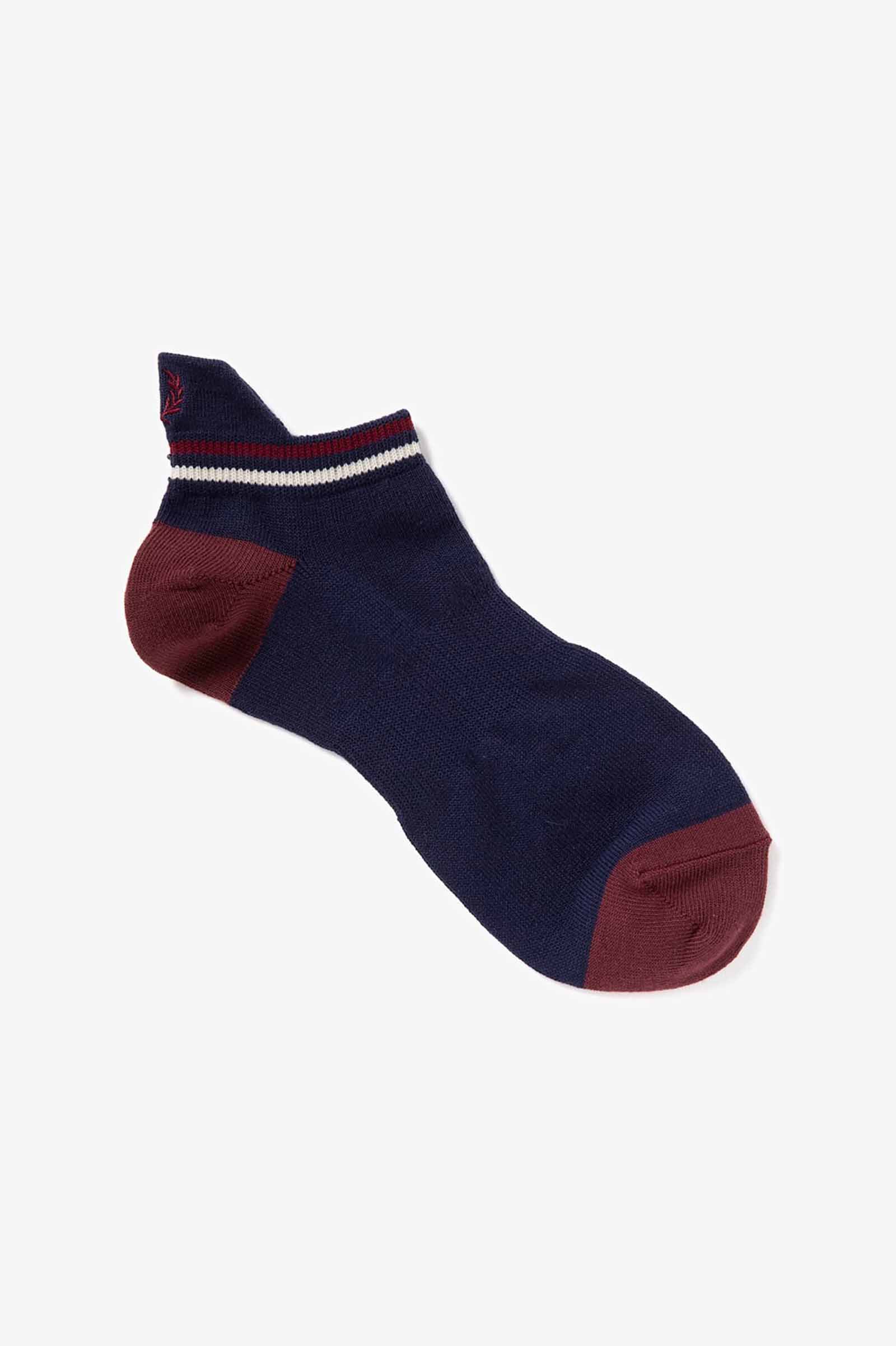 FRED PERRY 「Tipped Rib Ankle Socks」|ソックス|NAVY