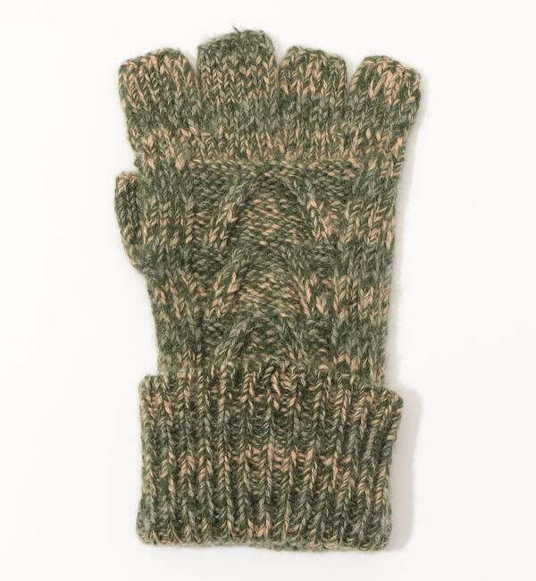 TOMORROWLAND GOODS「TOMORROWLAND カシミヤ フィンガーレスニットグローブ」|手袋|