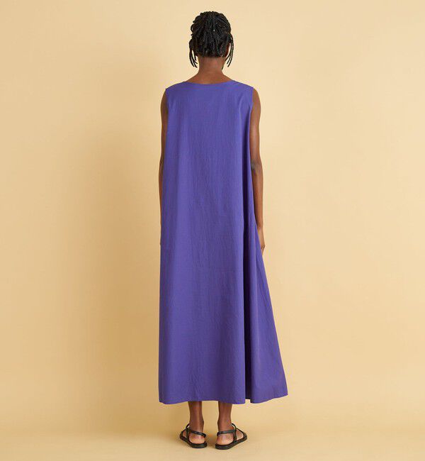GALERIE VIE「コンパクトコットンツイル ノースリーブマキシワンピース」|ワンピース|