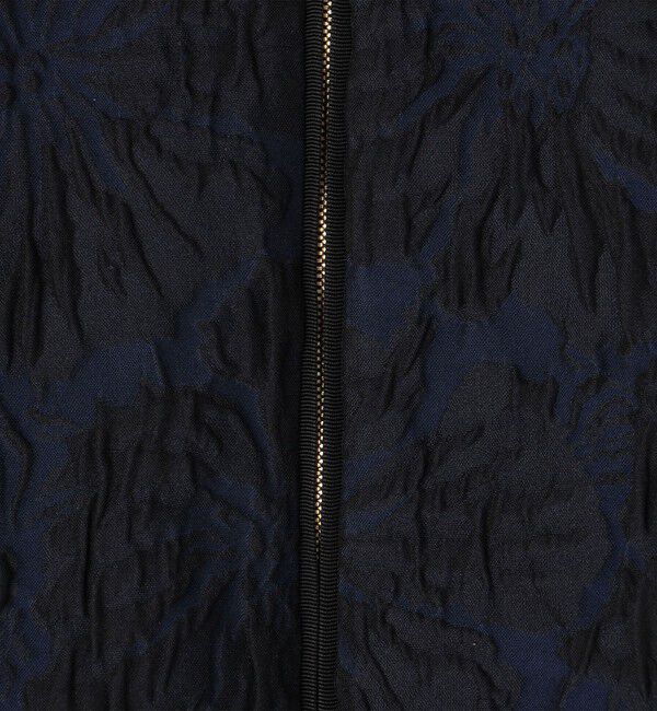 TOMORROWLAND collection「クロッケフラワー ジップアップブルゾン」|ブルゾン・スタジャン|