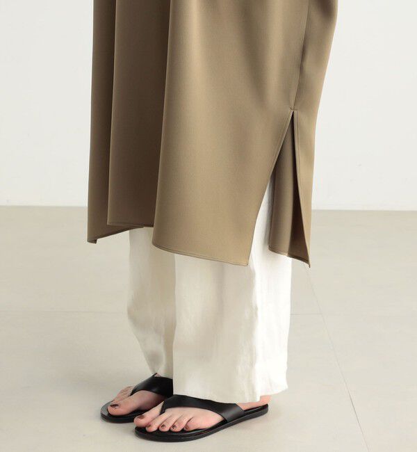 BACCA「ジョーゼットサテン カフタンワンピース」|ワンピース|