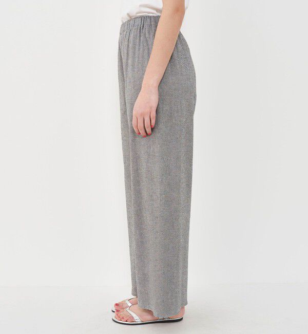 GALERIE VIE「コットンリネンストレッチ イージーワイドパンツ」|その他|