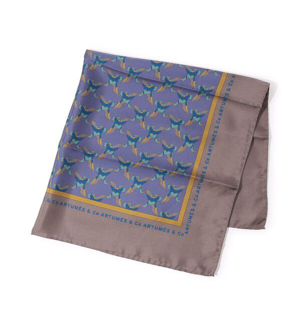 TOMORROWLAND GOODS「Artumes & Co シルク スカーフ」|バンダナ・スカーフ|66 ブルー系