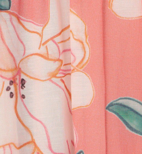 Ballsey「バチックフラワープリント ボリュームティアードスカート」|フレア|