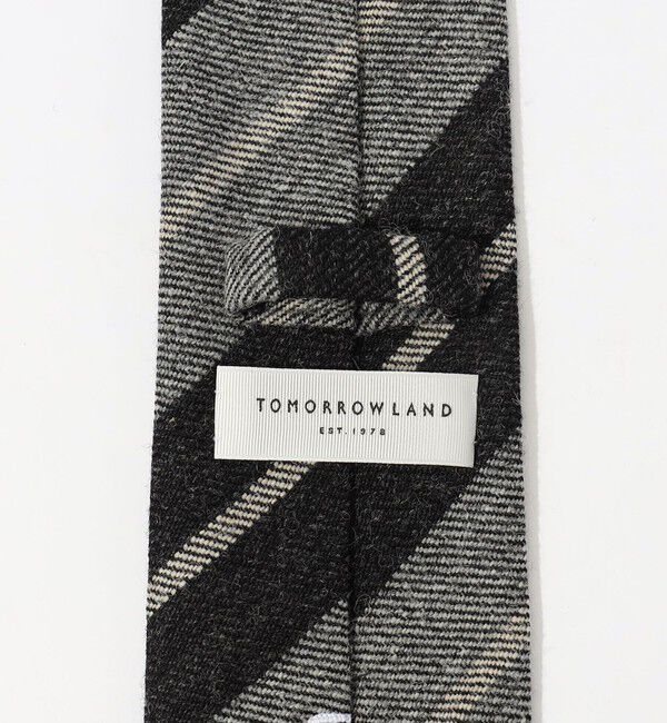 TOMORROWLAND GOODS「TOMORROWLAND ウール レジメンタルストライプネクタイ」|ネクタイ・蝶ネクタイ|