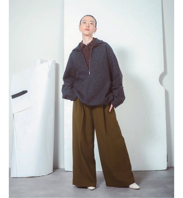  「&ldquo;O&rdquo; TWO TACK WIDE パンツ」|スラックス|