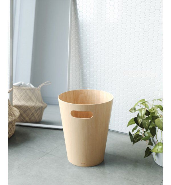 journal standard Furniture「《WEB限定》【umbra/アンブラ】WOODROW CAN　ゴミ箱」|ダストボックス|ベージュ