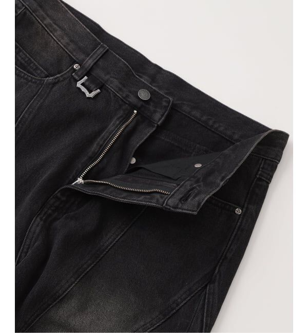 JOINT WORKS「SUPPLIER / サプライヤー Cross Leather Patch Baggy Denim」|デニム|