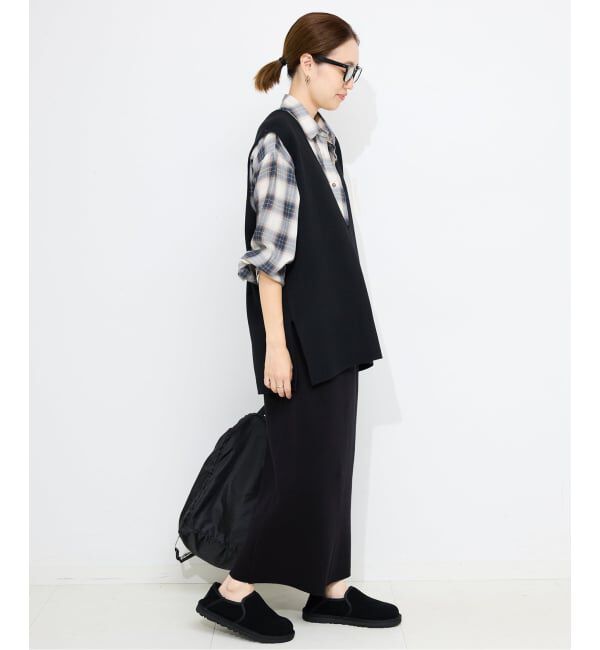 SLOBE IENA「《追加》ダブルフェイスニットベスト」|ベスト・ジレ|