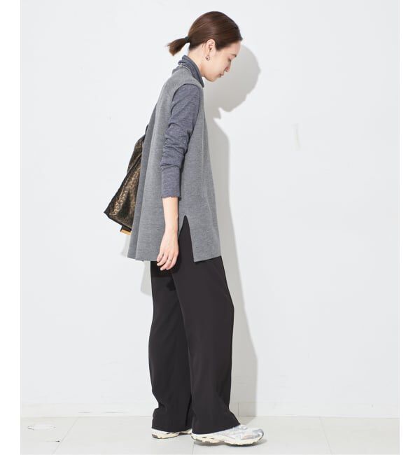 SLOBE IENA「《追加》ダブルフェイスニットベスト」|ベスト・ジレ|