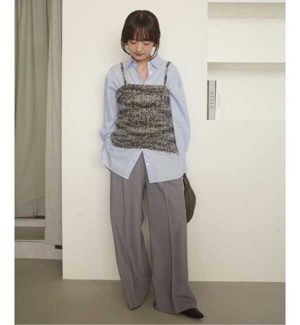 SLOBE IENA「crinkle crinkle crinkle mohair mix knit bustier CC-4028」|ニット・セーター|