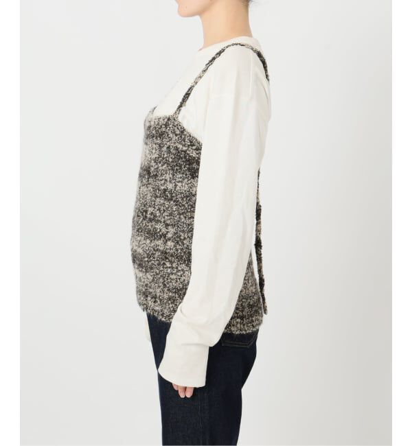 SLOBE IENA「crinkle crinkle crinkle mohair mix knit bustier CC-4028」|ニット・セーター|