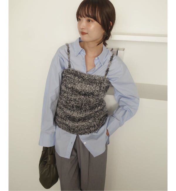 SLOBE IENA「crinkle crinkle crinkle mohair mix knit bustier CC-4028」|ニット・セーター|