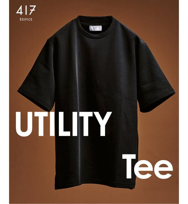 417 EDIFICE「&rdquo;追加&rdquo;WEB限定 &rdquo;接触冷感＆速乾＆アンチピリング&rdquo; utility EVERYDAY Tシャツ」|Tシャツ・カットソー|ブラック