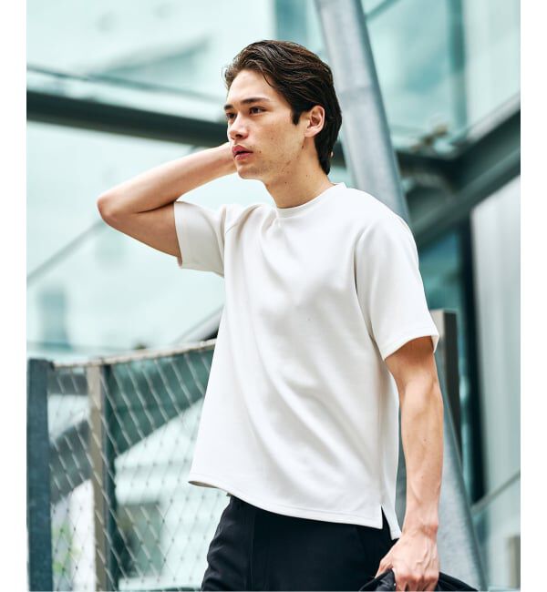 417 EDIFICE「&rdquo;追加&rdquo;WEB限定 &rdquo;接触冷感＆速乾＆アンチピリング&rdquo; utility EVERYDAY Tシャツ」|Tシャツ・カットソー|