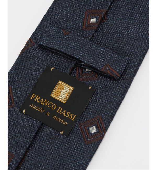 EDIFICE「FRANCO BASSI (フランコ バッシ) Square Patterned タイ」|ネクタイ・蝶ネクタイ|