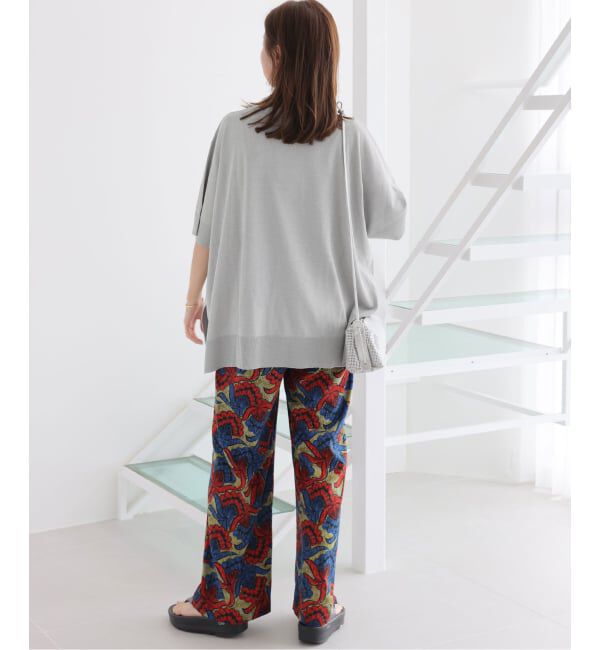 JOURNAL STANDARD relume「《追加4》接触冷感 / ウォッシャブルクールポンチョプルオーバー」|ニット・セーター|