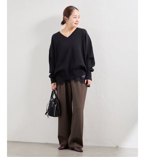 JOURNAL STANDARD「《追加5》ウールライクストレッチワイドパンツ」|その他|