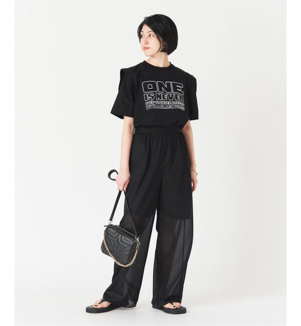 HARDY NOIR「カタパッドフウロゴプリントTEE3：カットソー」|Tシャツ・カットソー|