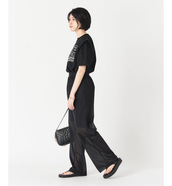 HARDY NOIR「カタパッドフウロゴプリントTEE3：カットソー」|Tシャツ・カットソー|