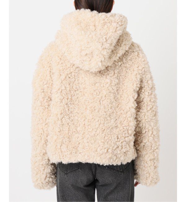 U by SPICK&SPAN「カールフェイクファーショートダッフル」|ダッフルコート|