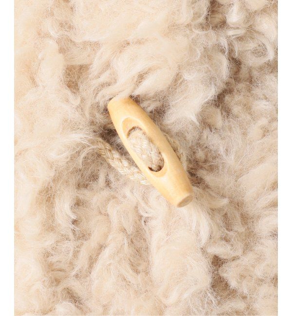 U by SPICK&SPAN「カールフェイクファーショートダッフル」|ダッフルコート|