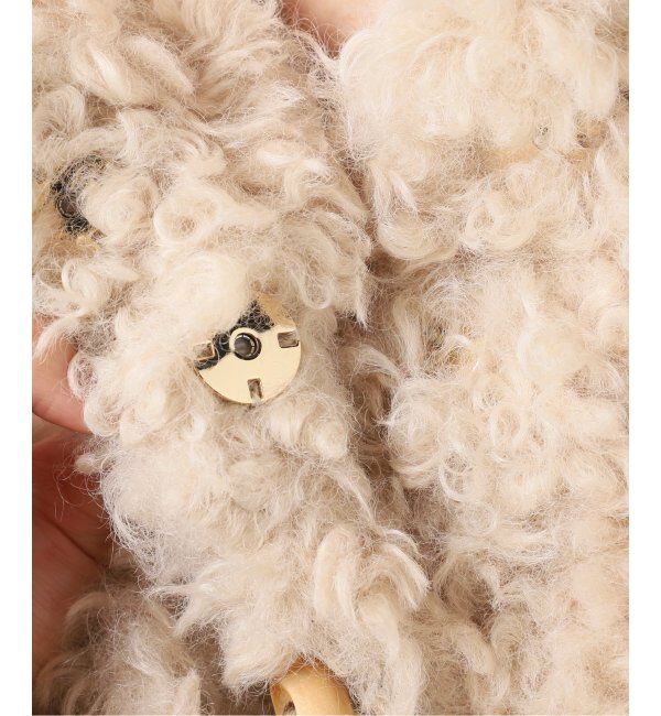 U by SPICK&SPAN「カールフェイクファーショートダッフル」|ダッフルコート|