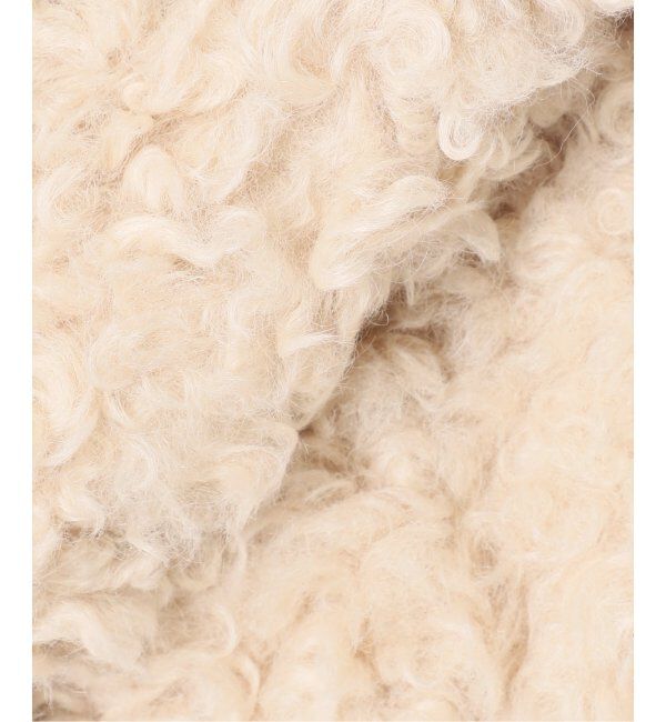 U by SPICK&SPAN「カールフェイクファーショートダッフル」|ダッフルコート|