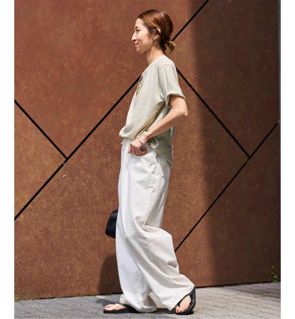 FRAMeWORK「ATON/エイトン FRESCA SINGLE JERSEY STANDARD Tシャツ」|Tシャツ・カットソー|