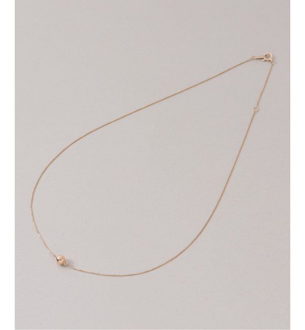 Lilas by Spick&Span「《WEB限定》5mmボール40cmネックレス K10」|ネックレス|