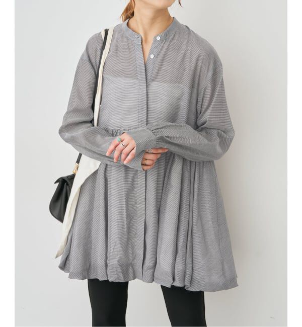 Spick and Span「コットンシルクティアードチュニック」|シャツ・ブラウス|