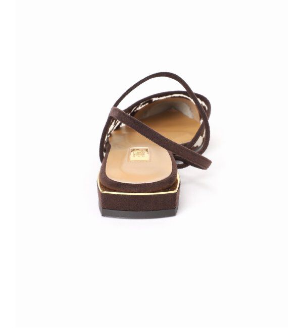 GRISE「GRISEポインテッドコンビストラップスリングバック」|その他|