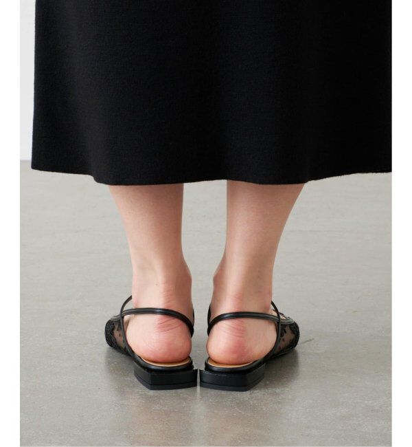 GRISE「GRISEポインテッドコンビストラップスリングバック」|その他|