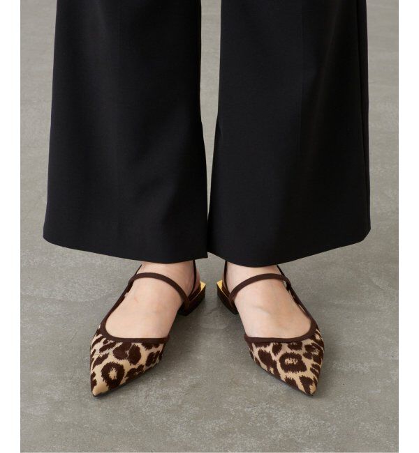 GRISE「GRISEポインテッドコンビストラップスリングバック」|その他|