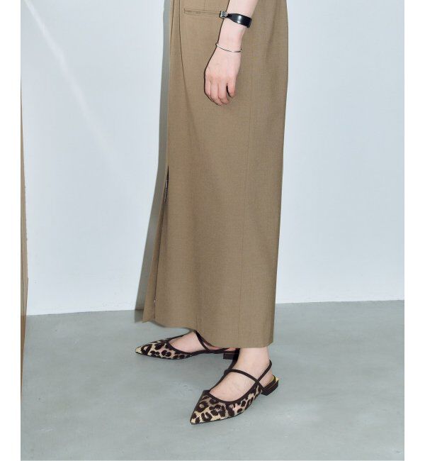 GRISE「GRISEポインテッドコンビストラップスリングバック」|その他|