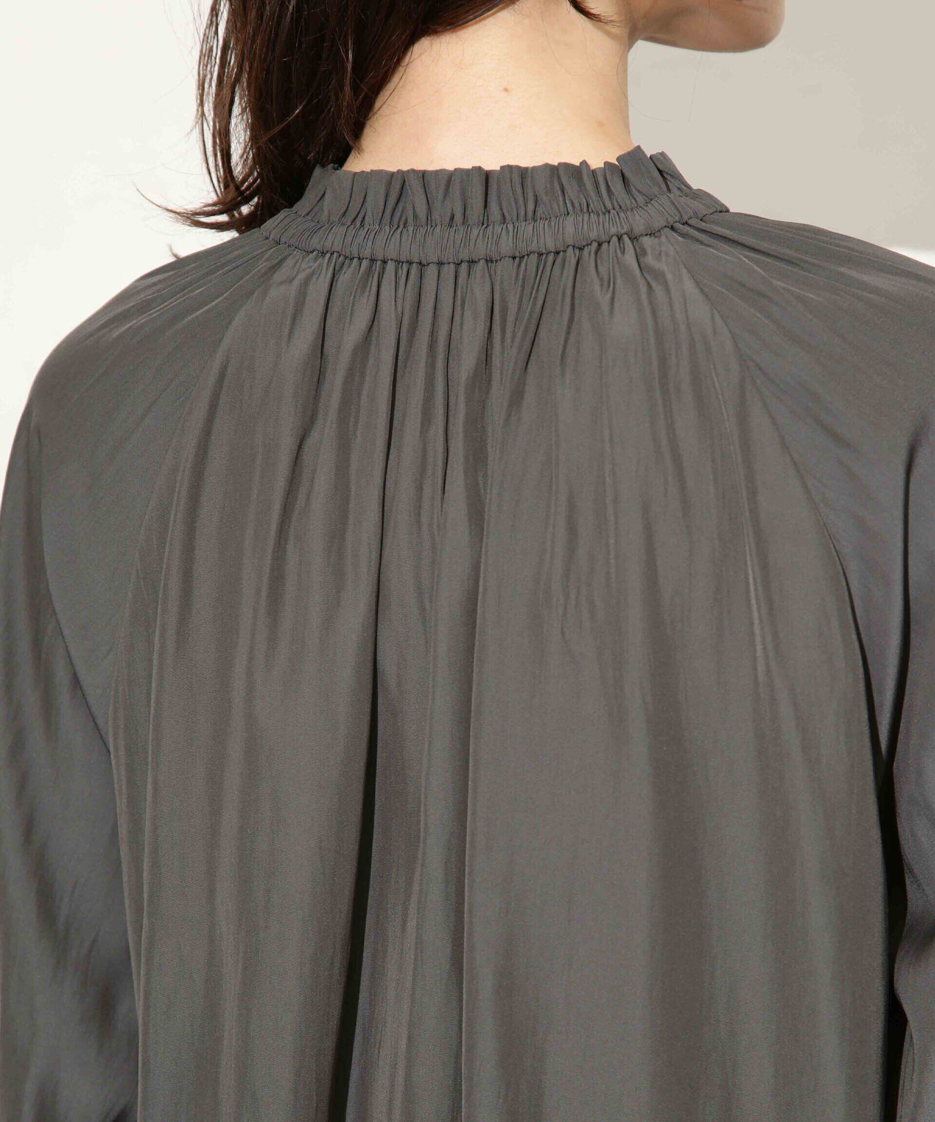 nano･universe「ギャザーネックボウタイブラウス」|シャツ・ブラウス|