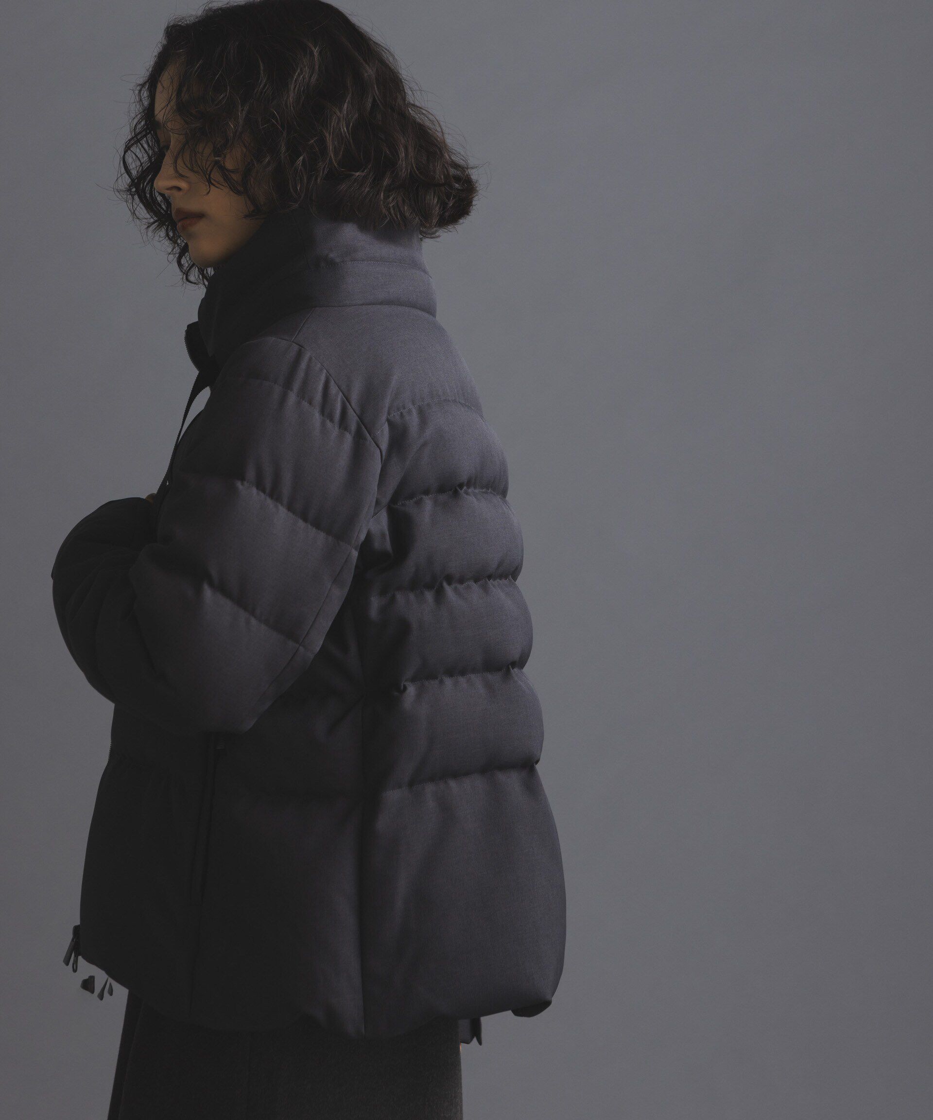 nano･universe「「西川ダウン(R)」サージスタンドカラーショートダウン」|ダウン|