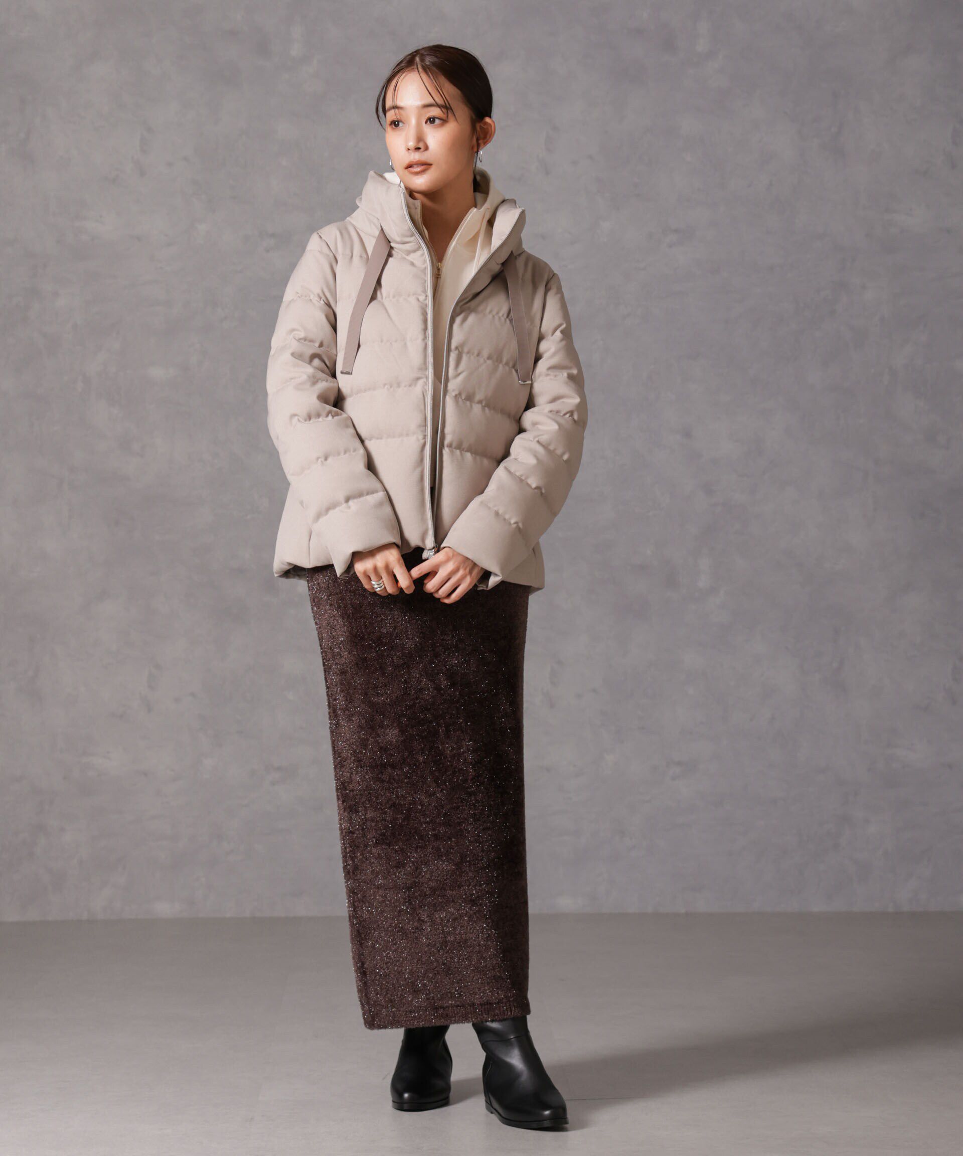 nano･universe「「西川ダウン(R)」サージスタンドカラーショートダウン」|ダウン|