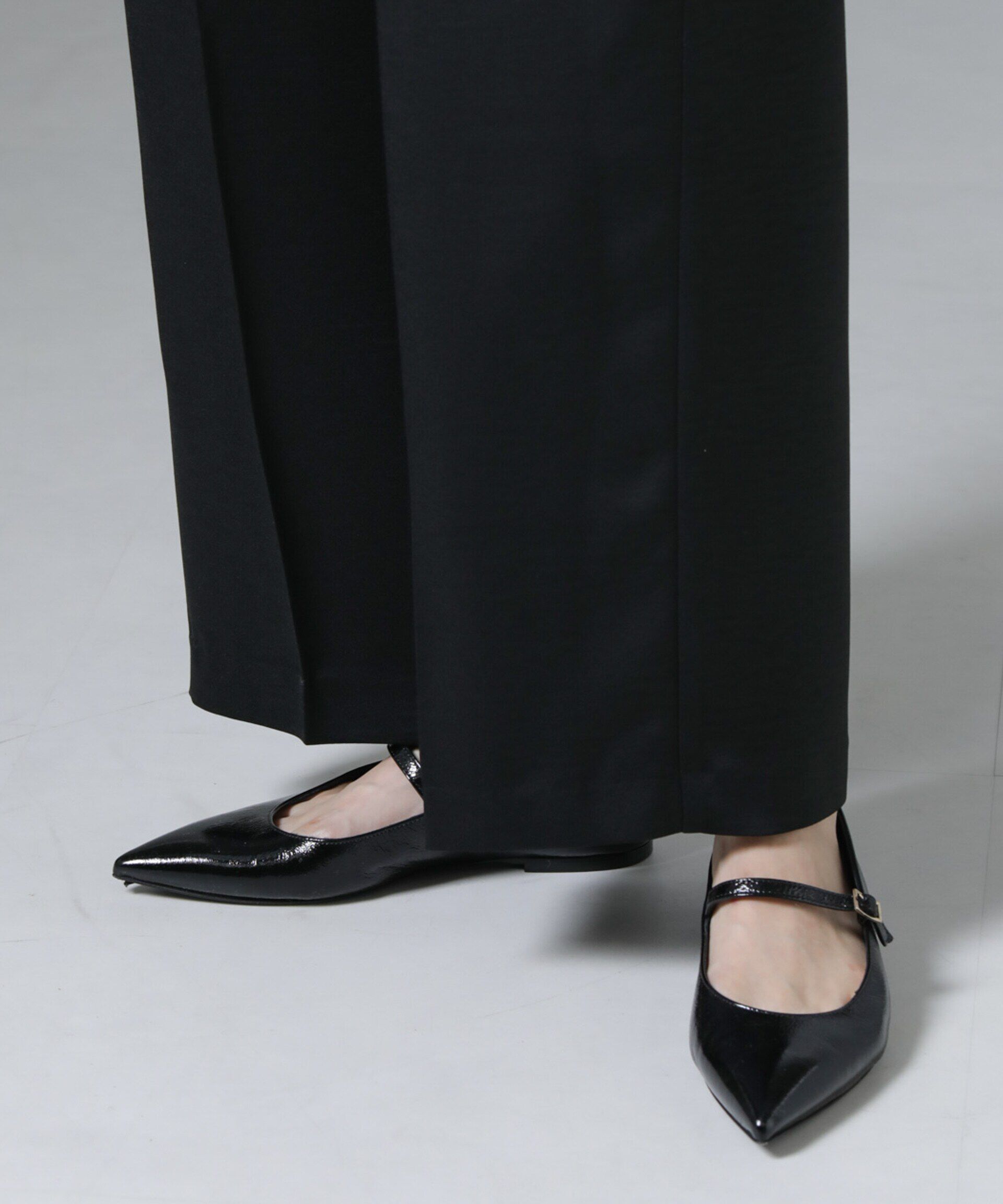 nano･universe「サテンイージーパンツ」|チノ|