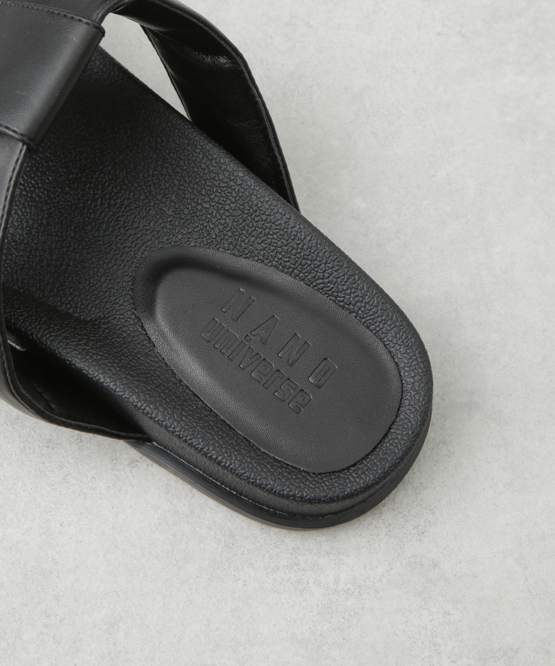 nano･universe「パディングフラットサンダル」|サンダル|