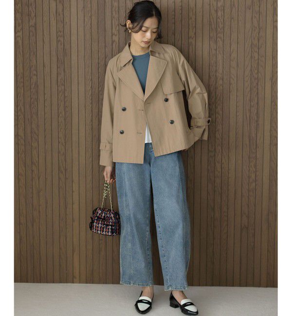 組曲「【加藤ローサさん着用】ライトデニムカーブパンツ」|デニム|