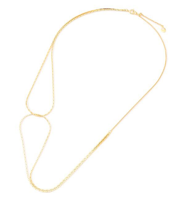 23区「【Oggi10月号掲載】ダブルチェーン ネックレス」|ネックレス|