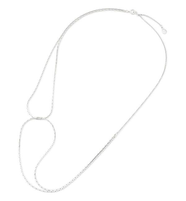 23区「【Oggi10月号掲載】ダブルチェーン ネックレス」|ネックレス|