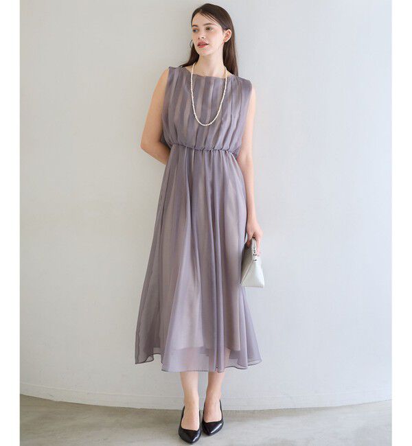 23区「【APPLAUDIR】グロッシーオーガンザ ドレス」|ドレス|