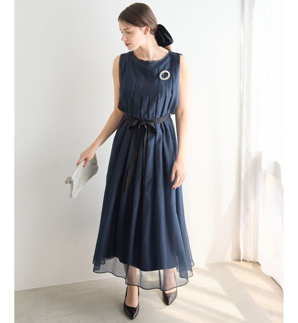 23区「【APPLAUDIR】グロッシーオーガンザ ドレス」|ドレス|